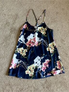 Flora Nikrooz Navy Floral Chemise